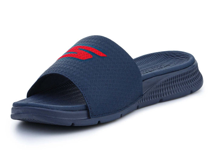 SKECHERS MENS GO CONSISTENT SANDAL HALO - NAVY/RED