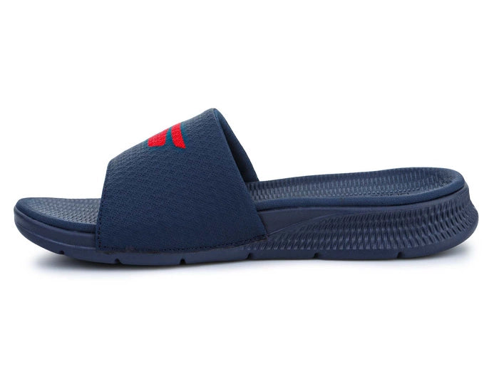 SKECHERS MENS GO CONSISTENT SANDAL HALO - NAVY/RED