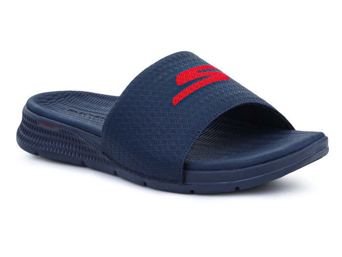 SKECHERS MENS GO CONSISTENT SANDAL HALO - NAVY/RED