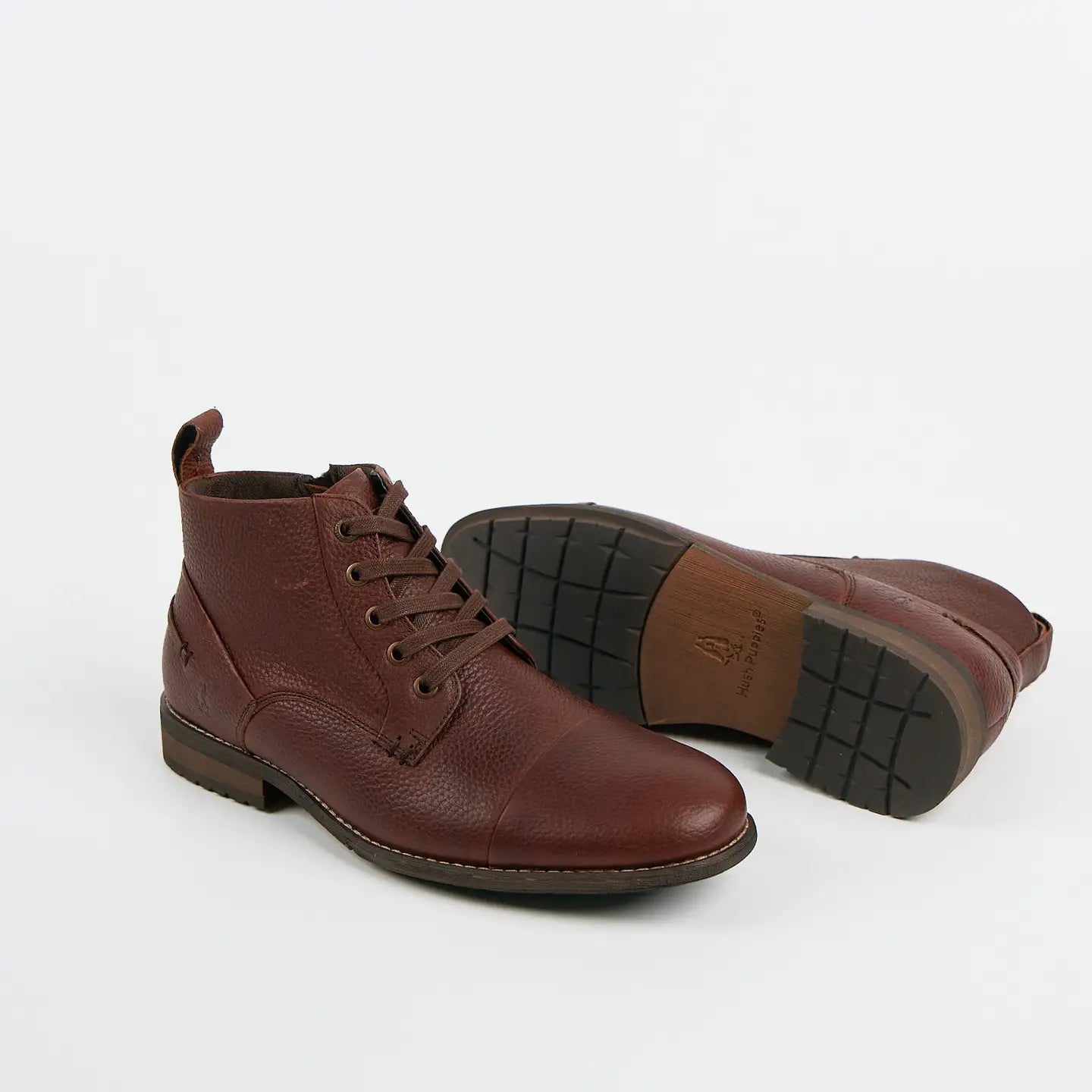 HUSH PUPPIES FELIX - BROWN PEBBLE