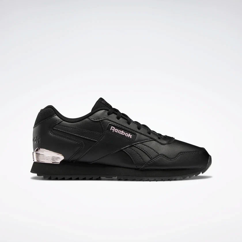 REEBOK WOMENS GLIDE RIPPLE CLIP BLACK/BLACK/ROSE GOLD – Lotsa Shoes
