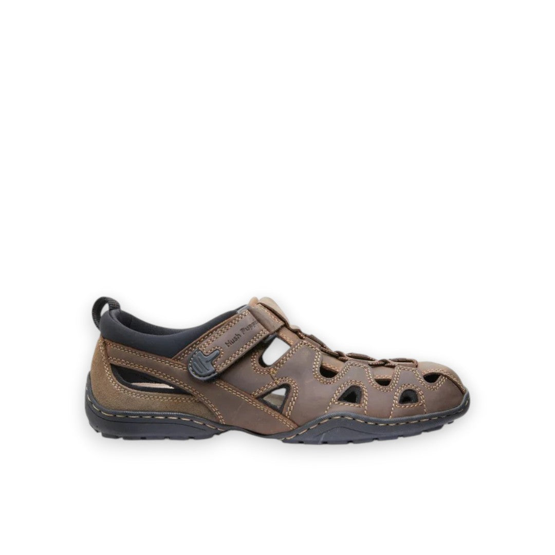 HUSH PUPPIES SENTRY SANDAL - BROWN