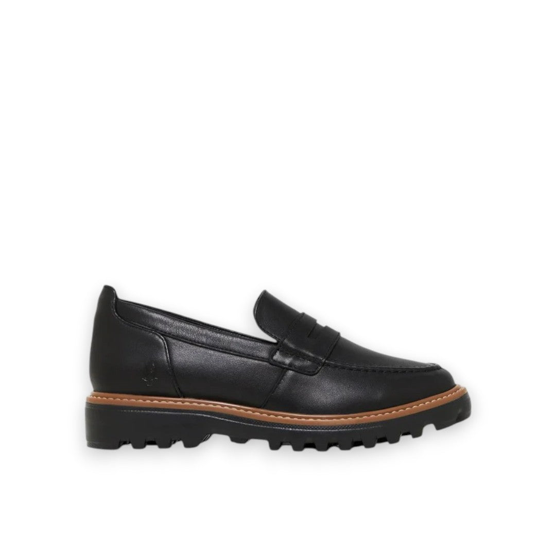 HUSH PUPPIES WOMENS BEAU LOAFER - BLACK