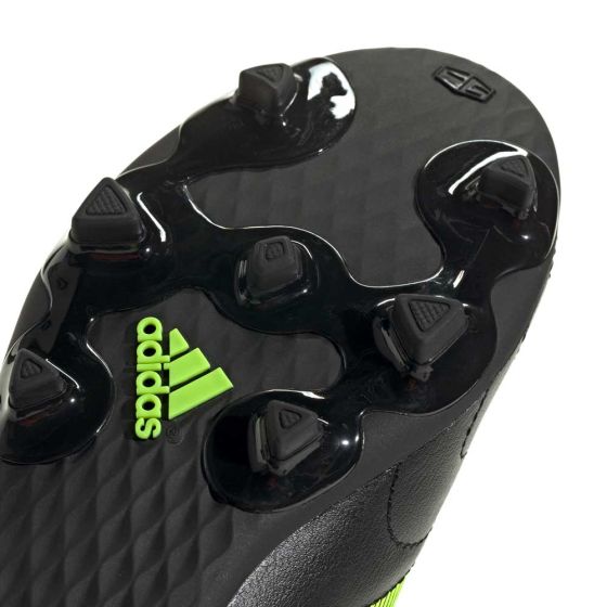 ADIDAS KIDS GOLETTO VIII FIRM GROUND - Core Black / Lucid Lemon / Core Black