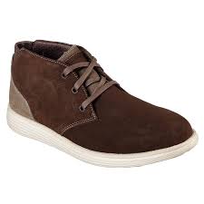 SKECHERS MENS STATUS ROLANO - BROWN