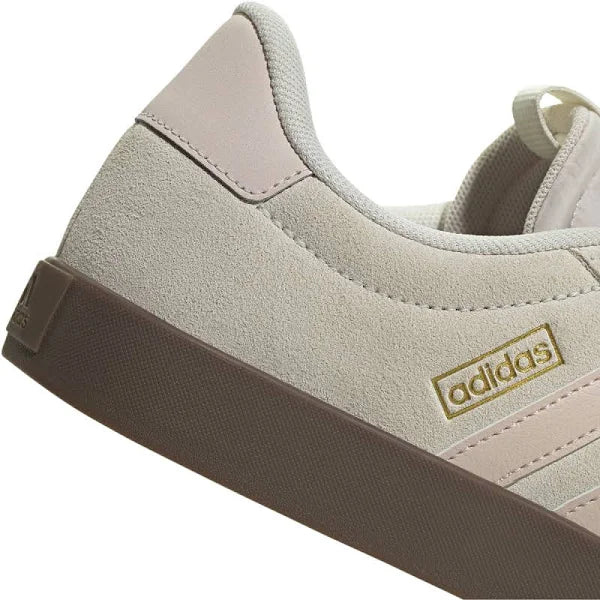 ADIDAS WOMENS VL COURT 3.0 - Off White / Wonder Quartz / Gold Metallic
