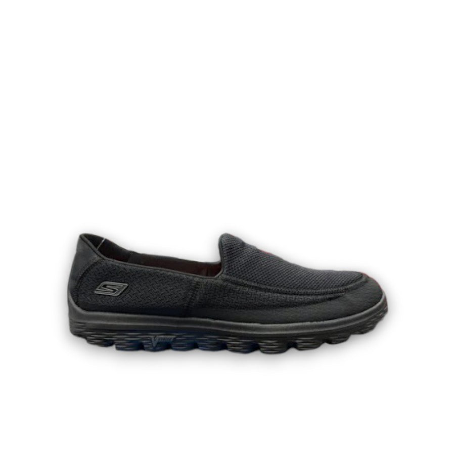 SKECHERS MENS GO WALK 2 - BLACK/BLACK