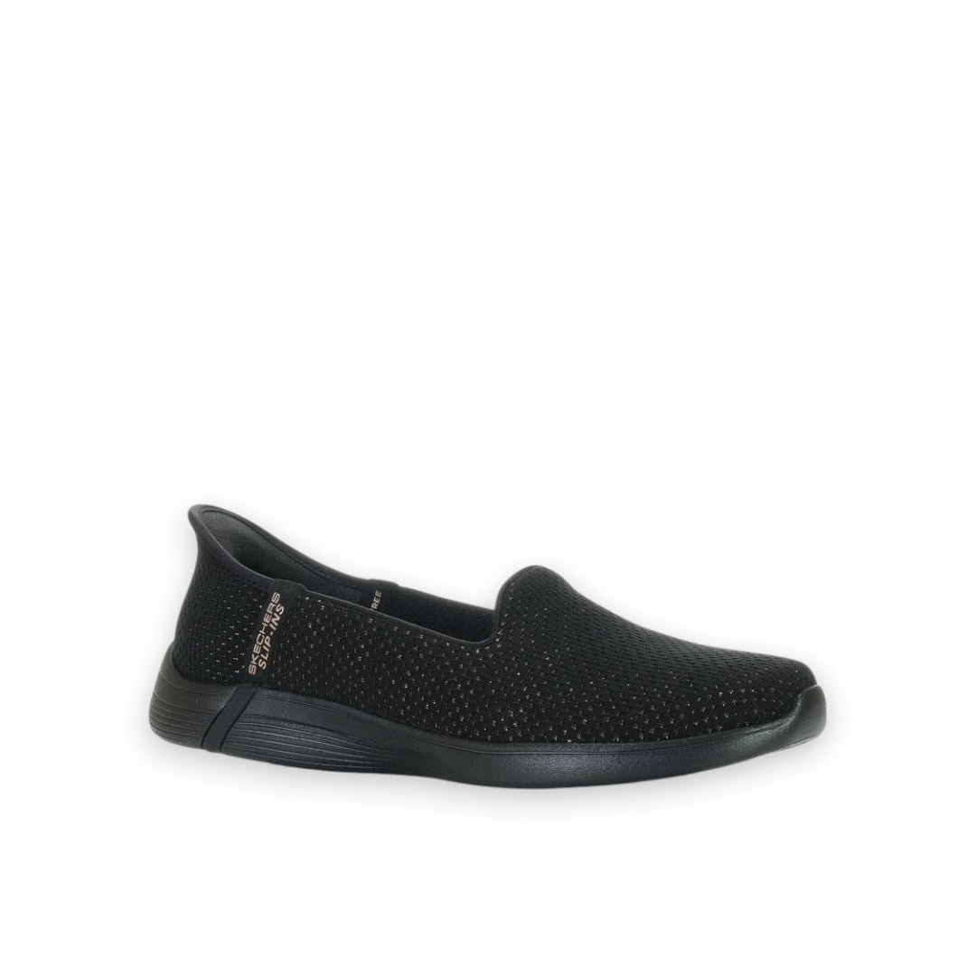 SKECHERS SLIP INS ON THE GO SWIFT LUMINARY - BLACK/ROSE GOLD