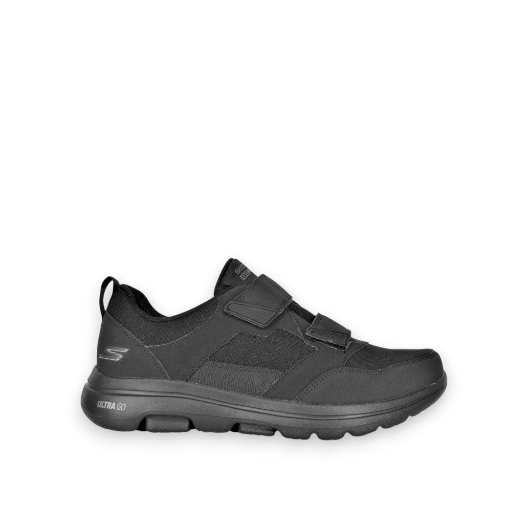 SKECHERS MENS GO WALK 5 WISTFUL - BLACK
