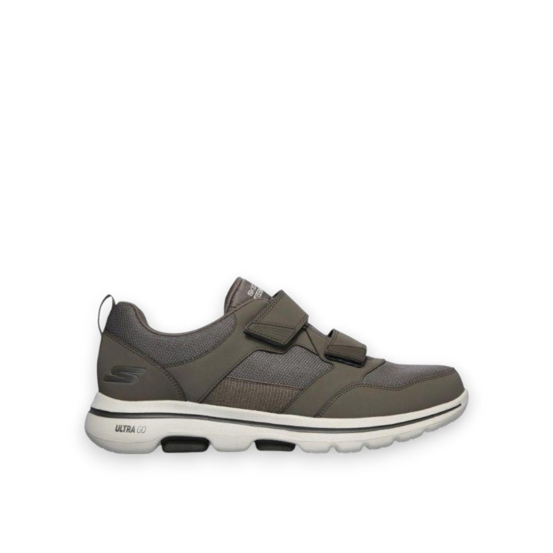SKECHERS MENS GO WALK 5 WISTFUL - KHAKI