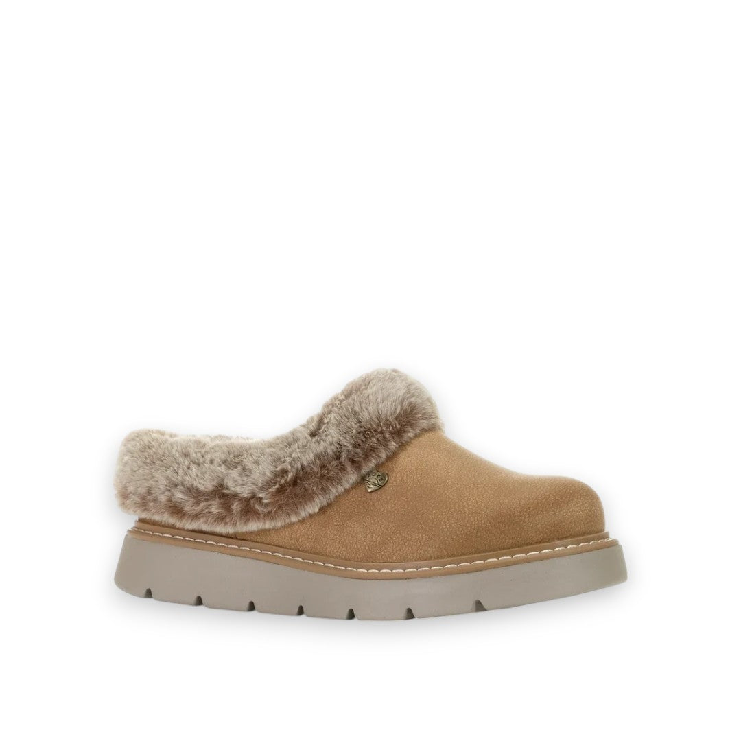 SKECHERS BOBS WOMENS KEEPSAKES LITE COZY BLEND - CHESTNUT