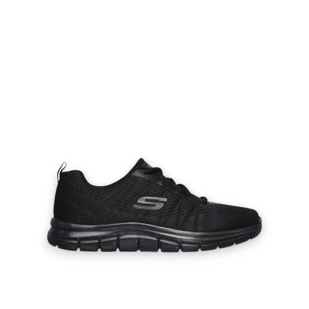 SKECHERS MENS TRACK MOULTON - BLACK