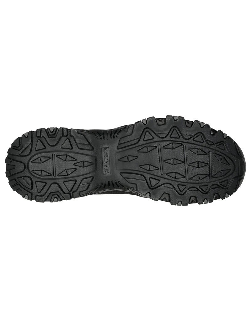 SKECHERS MENS HILLCREST ROCKY DRIFT - BLACK