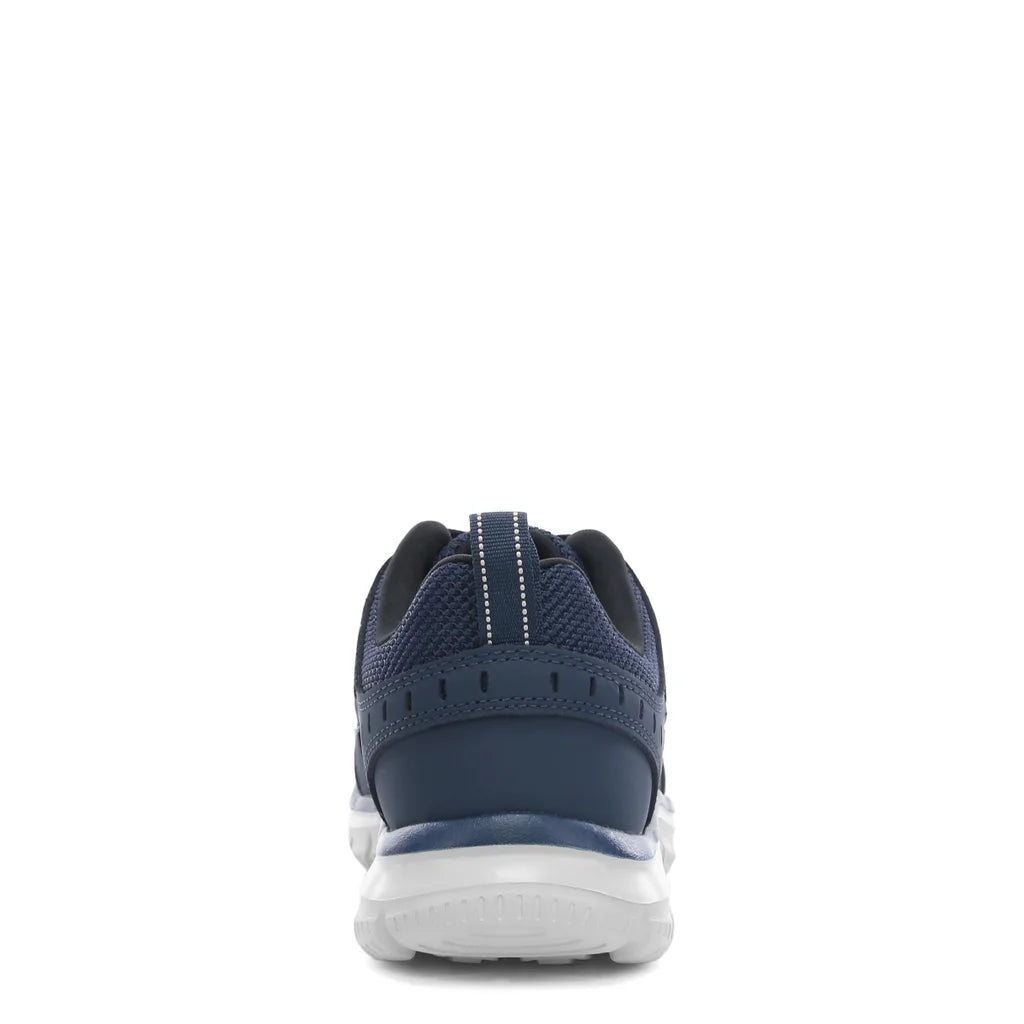 SKECHERS MENS TRACK KNOCKHILL - NAVY/ORANGE