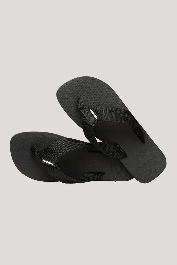 HAVAIANAS URBAN BASIC MATERIAL - BLACK