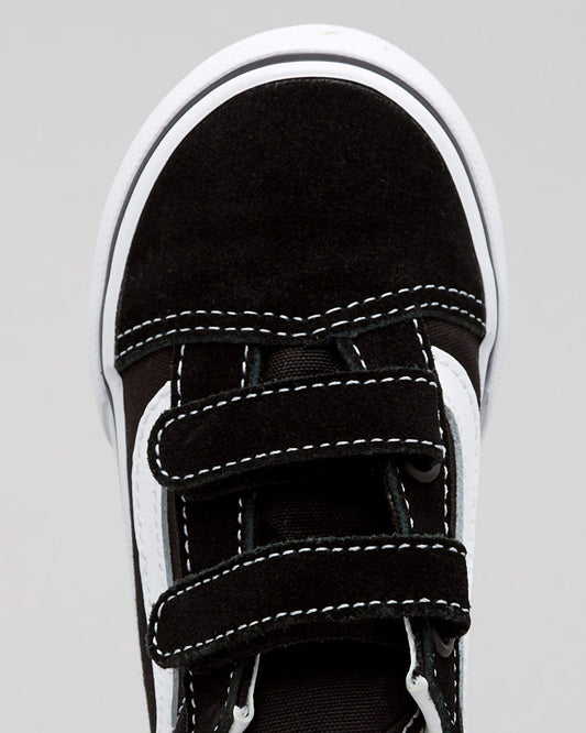 VANS KIDS OLD SKOOL V - BLACK/WHITE