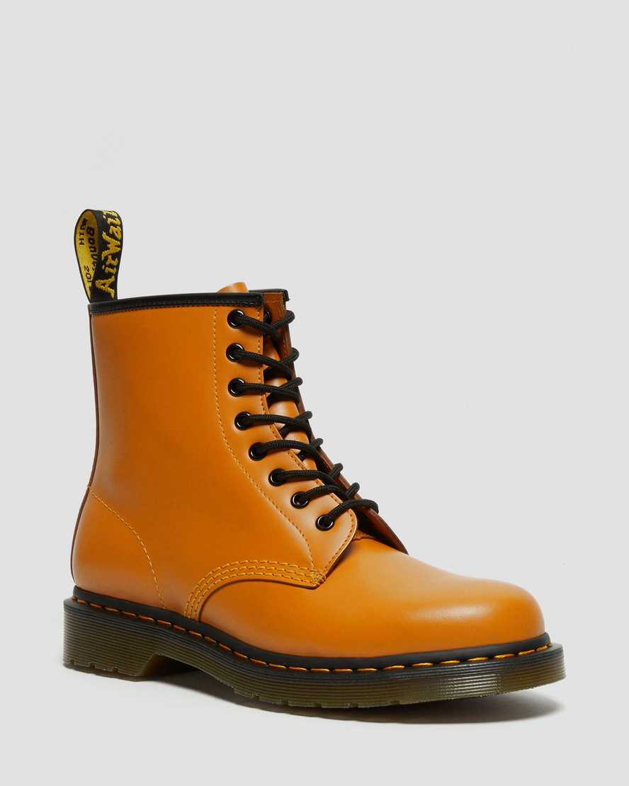 DR MARTENS 1460 SMOOTH LEATHER - ORANGE SMOOTH LEATHER