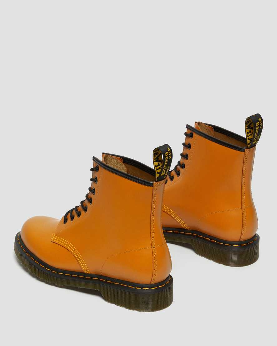 DR MARTENS 1460 SMOOTH LEATHER - ORANGE SMOOTH LEATHER