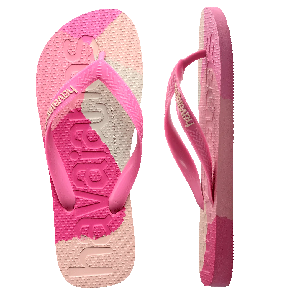 HAVAIANAS TOP LOGO MANIA COLOUR II FC - CRYSTAL ROSE