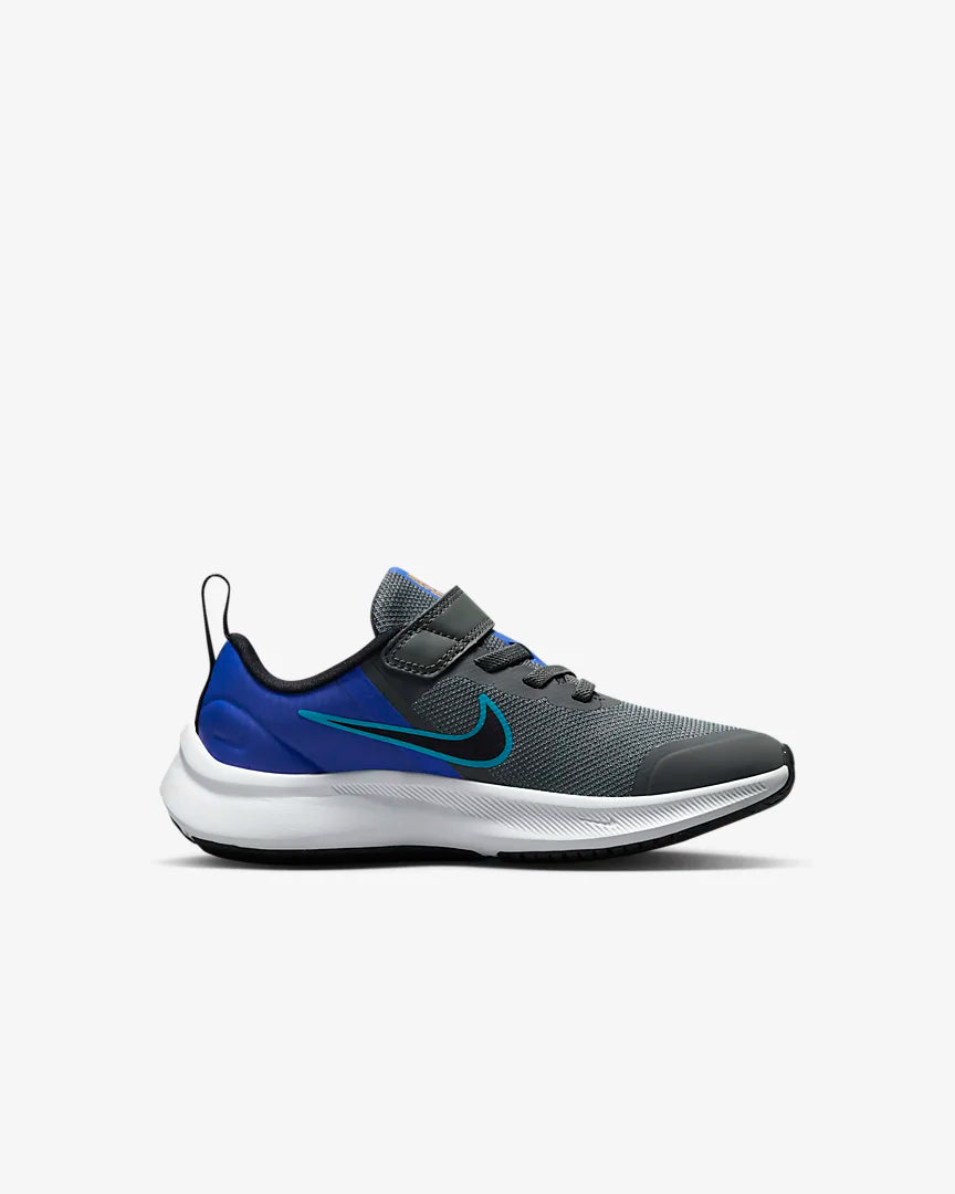NIKE KIDS STAR RUNNER 3 Iron Grey Racer Blue Black Lotsa Shoes