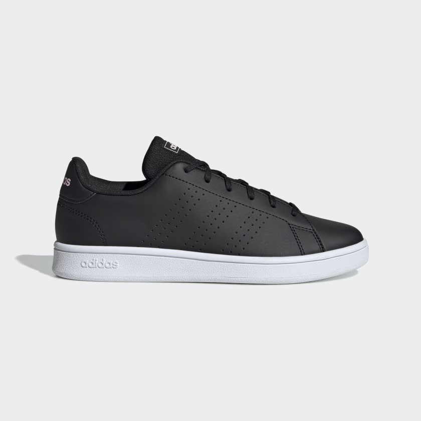 ADIDAS ADVANTAGE BASE Core Black Clear Pink Cloud White