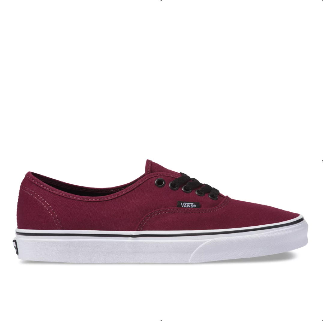 Maroon and 2025 black vans
