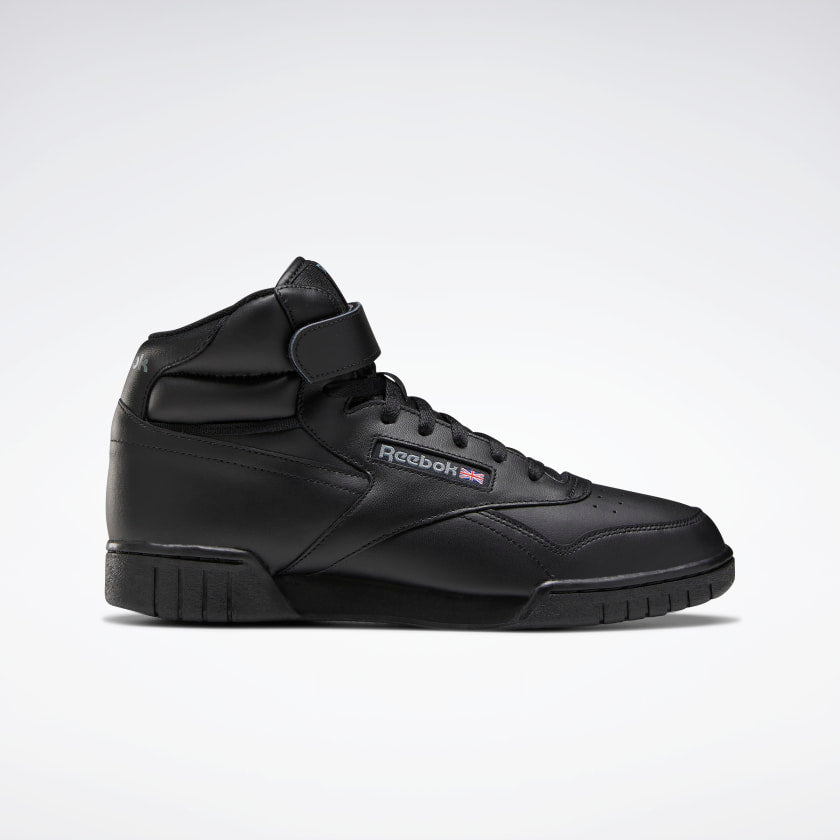 REEBOK EX O FIT HI INTENSE BLACK Lotsa Shoes