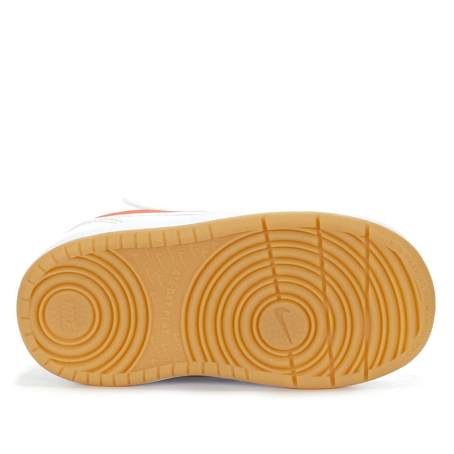 NIKE INFANT Court Borough Low 2 (TDV) White/Orange