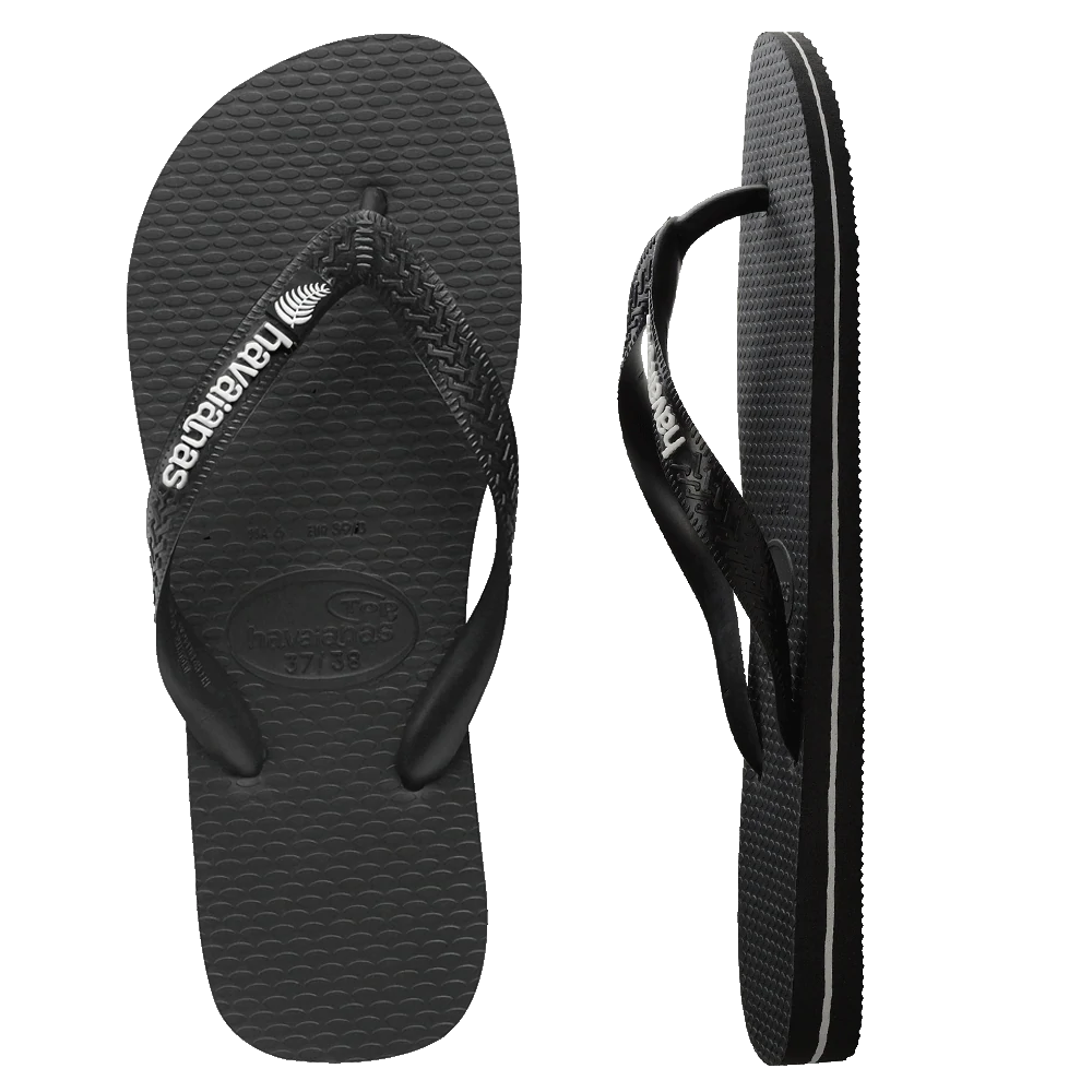 HAVAIANAS SILVER FERN - BLACK