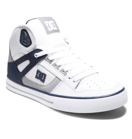 DC PURE HIGH TOP - WHITE/NAVY