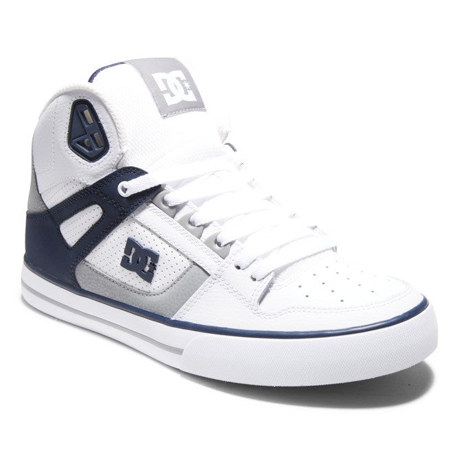 DC PURE HIGH TOP - WHITE/NAVY