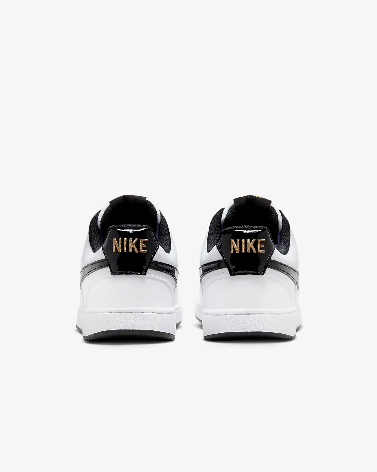 NIKE COURT VISION LO - WHITE/BLACK-METALLIC GOLD