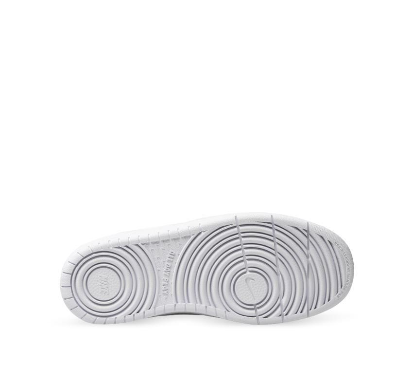NIKE YOUTH COURT BOROUGH LOW 2 - WHITE/WHITE-WHITE