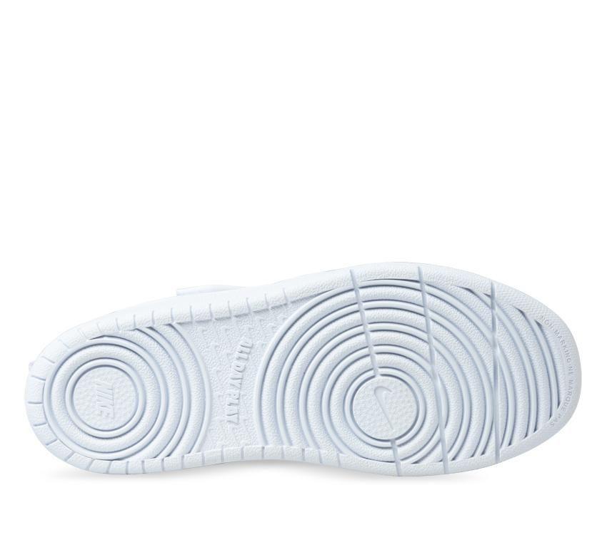 NIKE KIDS COURT BOROUGH LOW 2 (PSV) - WHITE/WHITE-WHITE