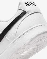 NIKE WOMENS COURT VISION LO NN - WHITE/BLACK-WHITE