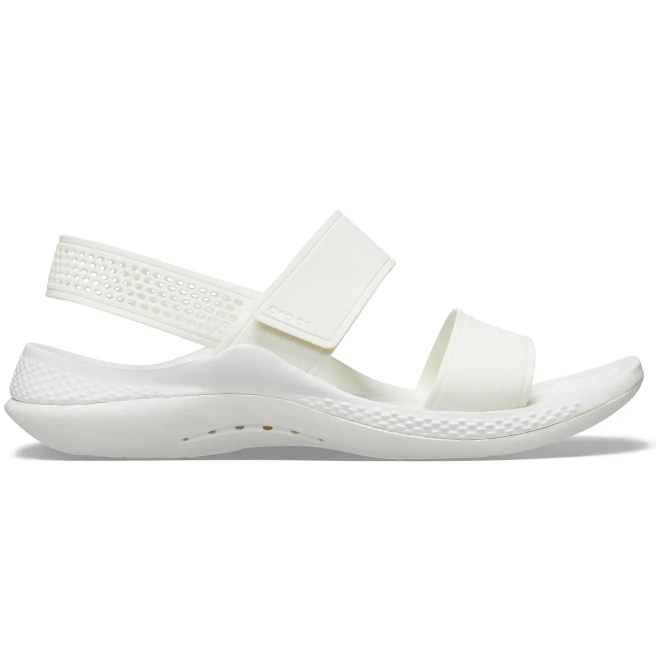 CROCS WOMENS LITERIDE 360 SANDAL ALMOST WHITE Lotsa Shoes