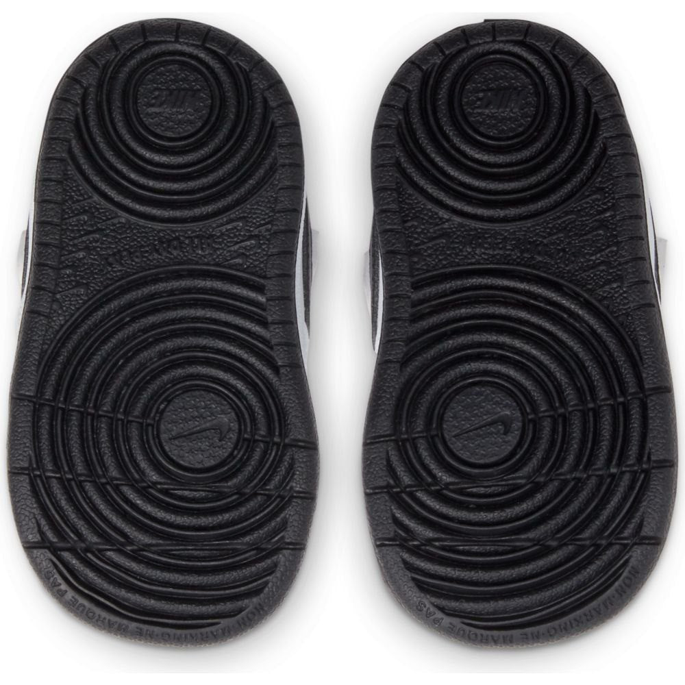 NIKE INFANT COURT BOROUGH LOW 2 - WHITE/BLACK