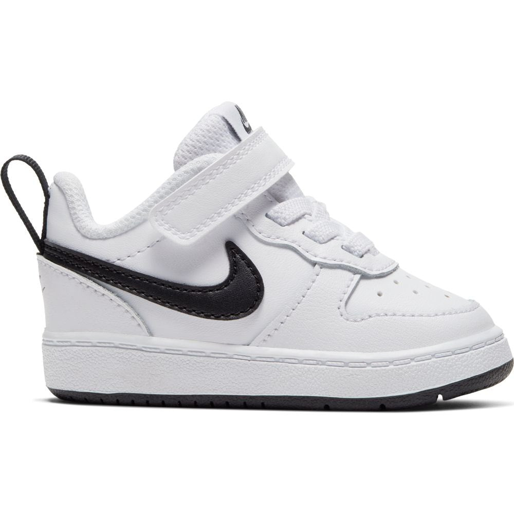 NIKE INFANT COURT BOROUGH LOW 2 - WHITE/BLACK