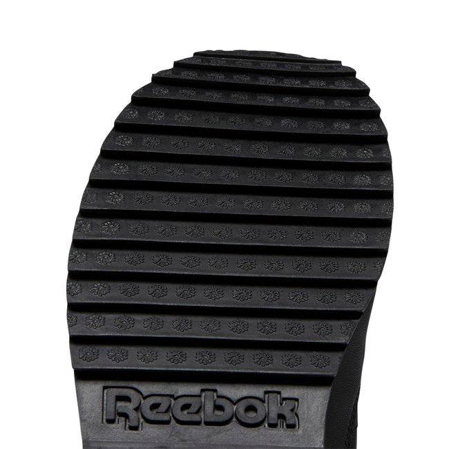 REEBOK WOMENS CLASSIC LEATHER RIPPLE - CORE BLACK/CORE BLACK/FTWR WHITE