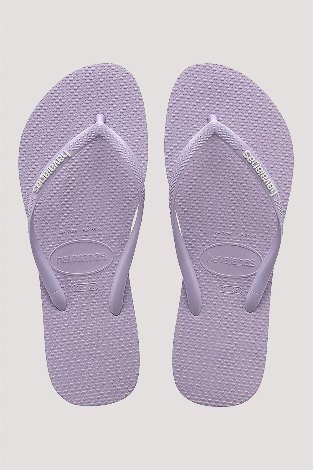 HAVAIANAS SLIM LOGO POP UP JANDAL LAVENDER – Lotsa Shoes