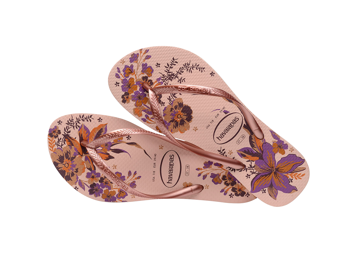 HAVAIANAS SLIM ORGANIC JANDAL - BALLET ROSE