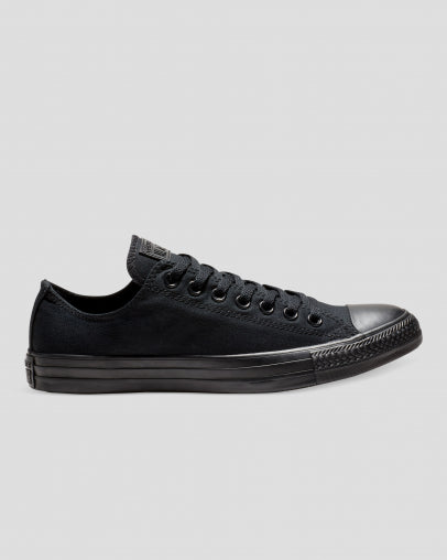 Converse all cheap black low leather