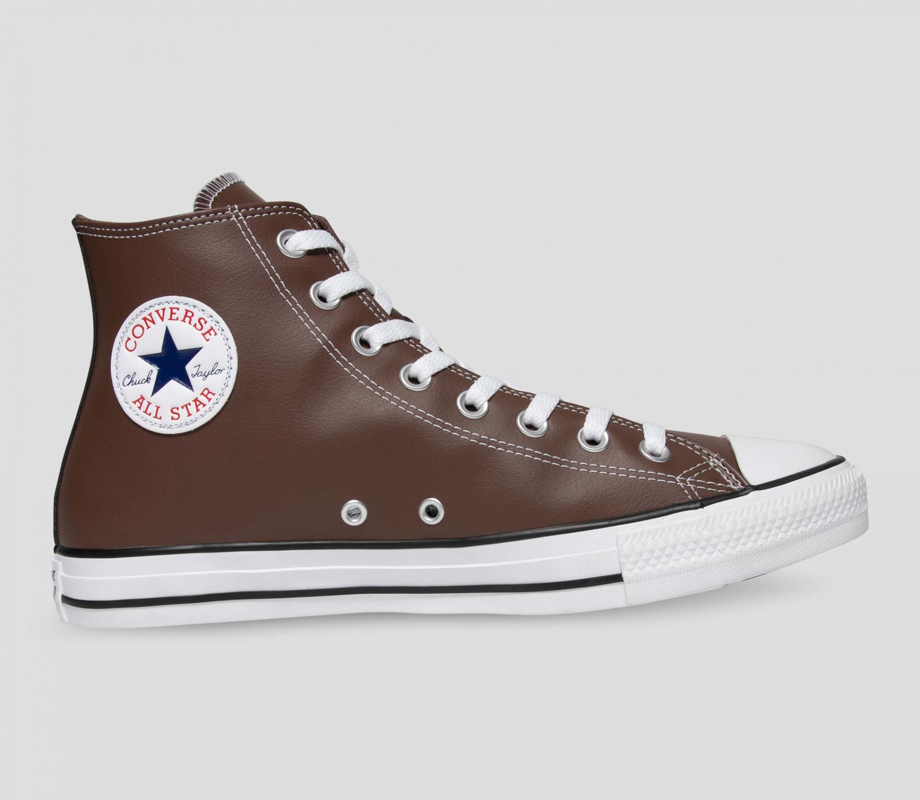High top brown leather converse Outlet