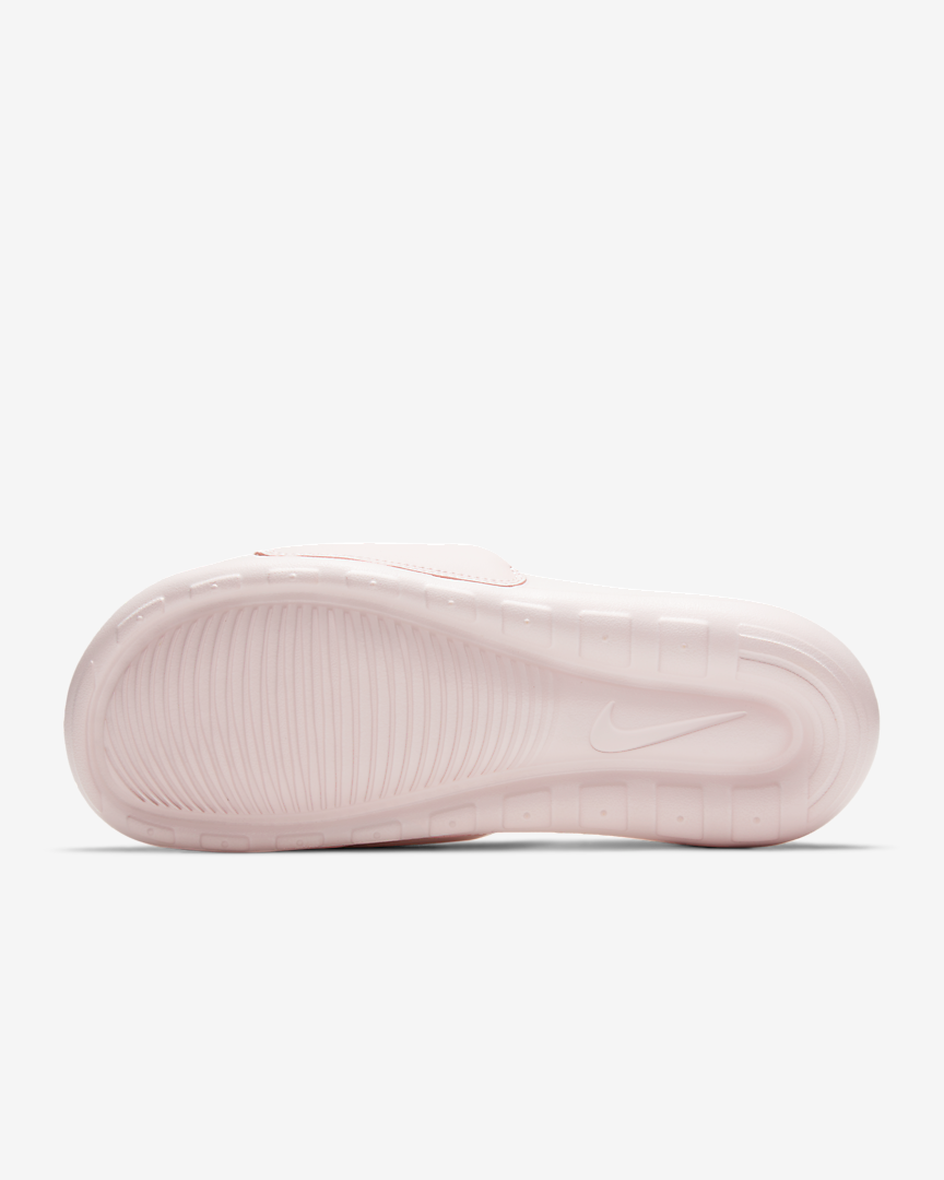 NIKE WOMENS VICTORI ONE SLIDE - Barely Rose/Barely Rose/Metallic Silver