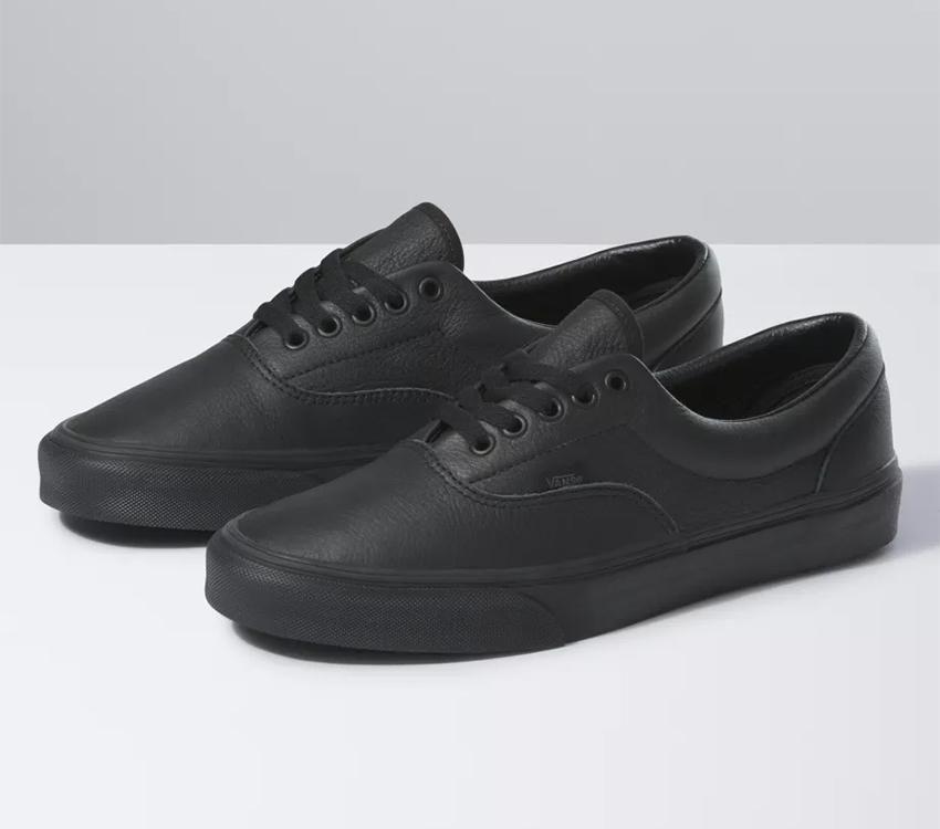 VANS ERA (LEATHER) - BLACK MONO