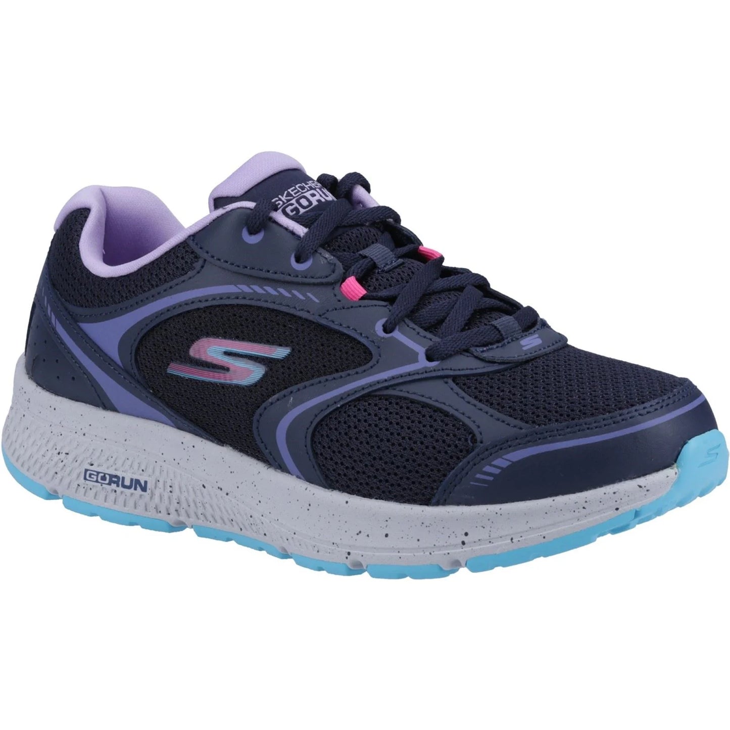 SKECHERS GO RUN CONSISTENT VIVID HORIZON - NAVY/LAVENDER