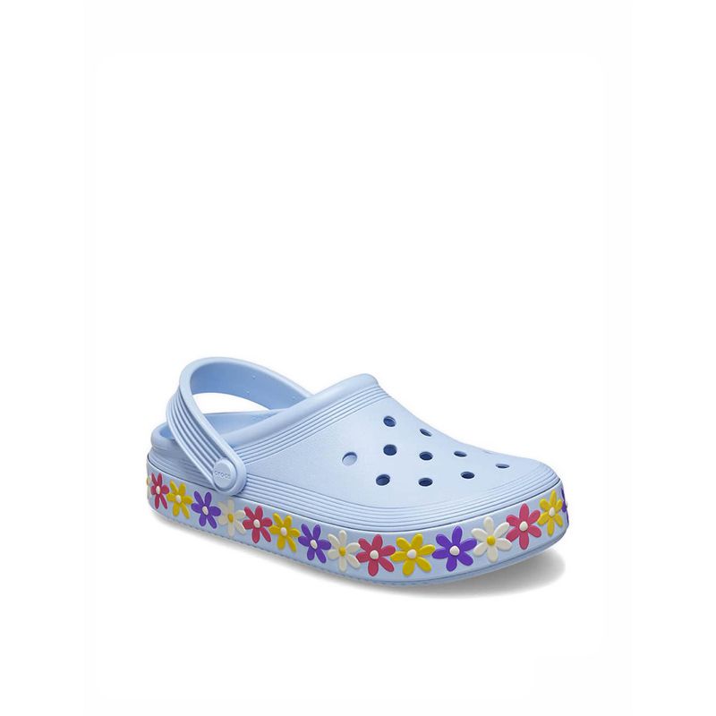 CROCS KIDS OFF COURT DAISY CLOG - BLUE CALCITE
