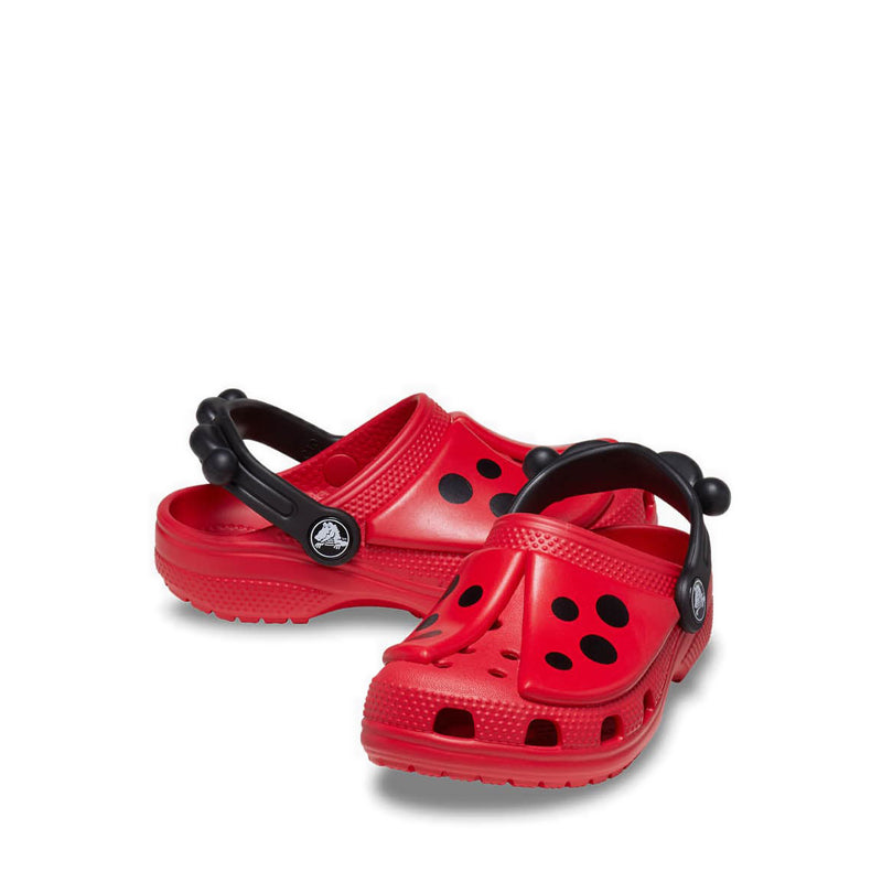 CROCS INFANT IAM LADYBUG CLOG - VARSITY RED/BLACK