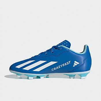ADIDAS YOUTH X CRAZYFAST.4 FxG J - BLUE/WHITE/RED