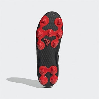 ADIDAS KIDS GOLETTO VIII FG J - BLACK/WHITE/RED
